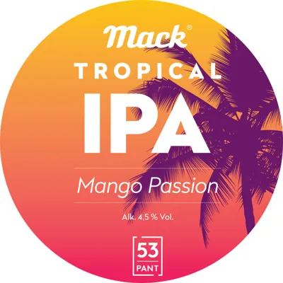 TROPICAL IPA 30L KEYKEG MACK PANT TROPICAL IPA 30L KEYKEG MACK PANT