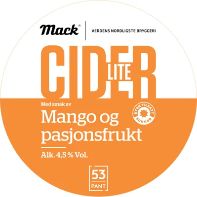 CIDER MANGO/PASSION 30L KEYKEG CIDER MANGO/PASSION 30L KEYKEG