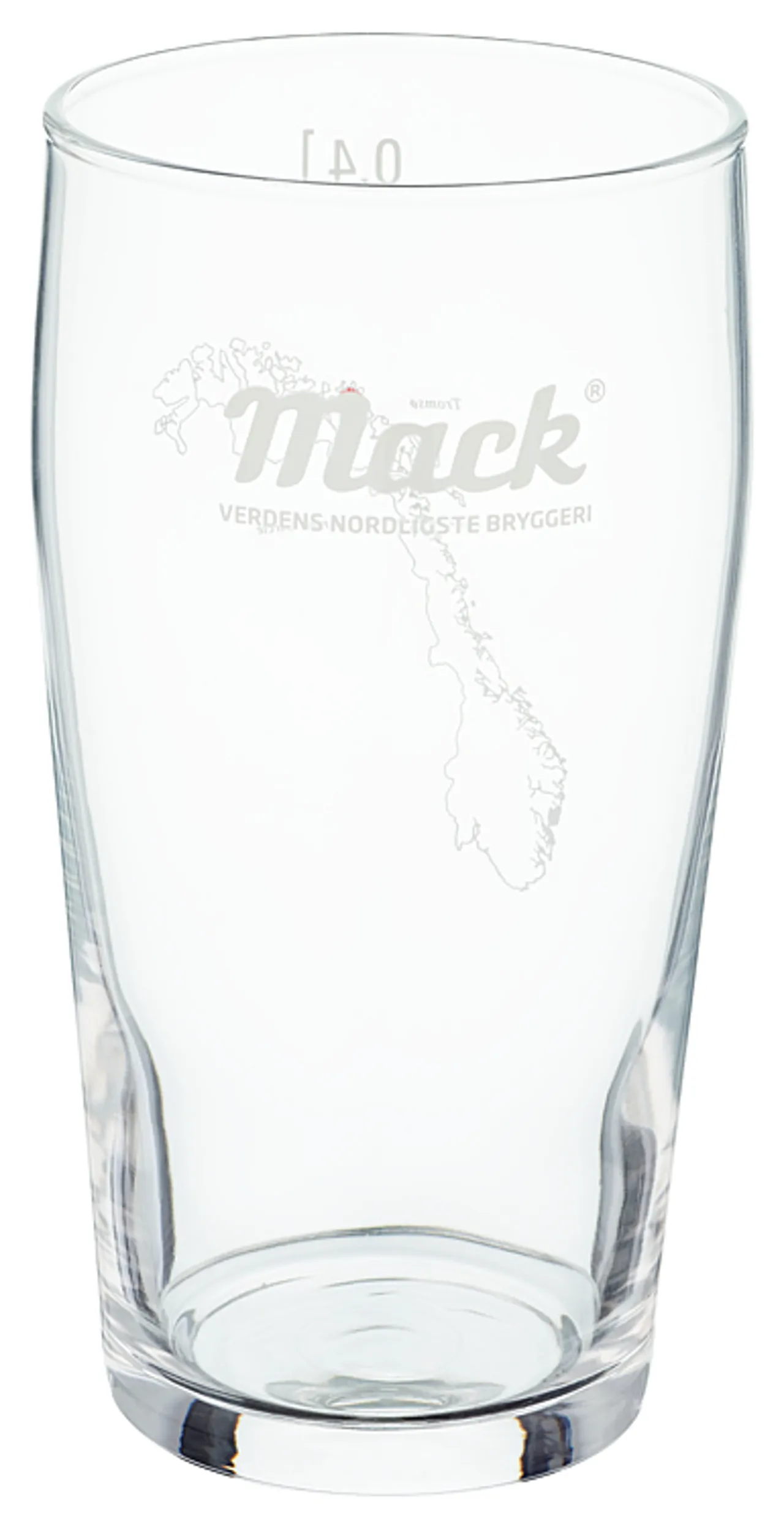 MACK ØLGLASS 0,4L KARTONG 50 STK