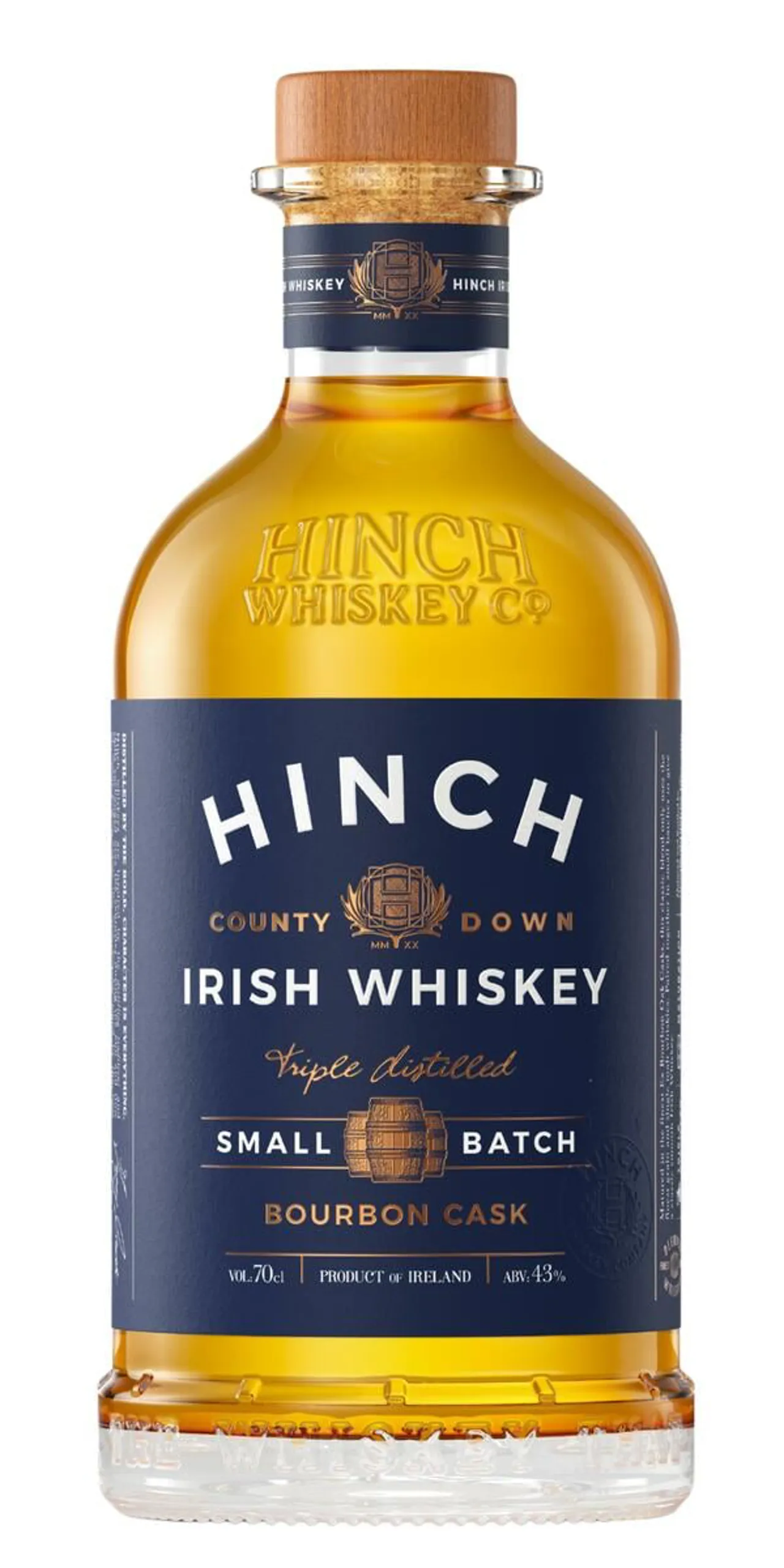HINCH SMALL BATCH WHISKEY 43% 70CL