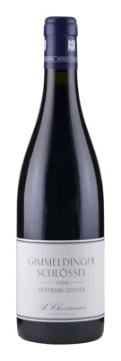 CHRISTMANN GIMMELD SCHLOSSEL SPATBURG 2020 12,5% 75CL CHRISTMANN GIMMELD SCHLOSSEL SPATBURG 2020 12,5% 75CL