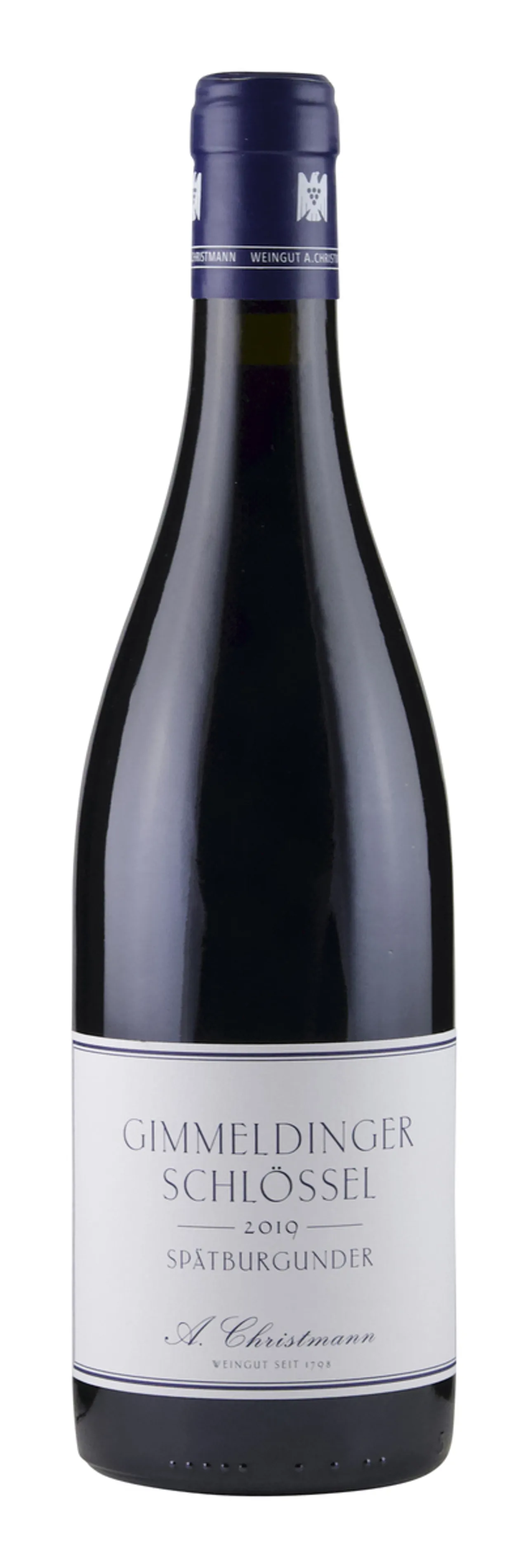 CHRISTMANN GIMMELD SCHLOSSEL SPATBURG 2020 12,5% 75CL