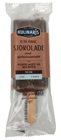 Sjokolade M/Sjokoladetrekk Pinneis 75 Ml Kulinaris