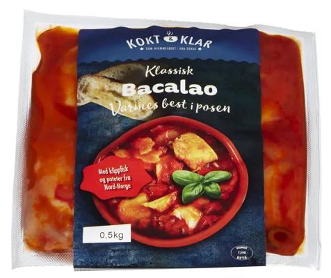 BACALAO 500G KOKT OG KLAR BACALAO 500G KOKT OG KLAR