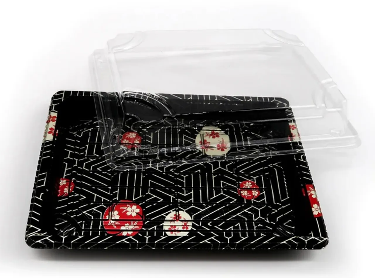 SUSHI TRAYS WL-07 SAKURA (10-12BIT) 50SET