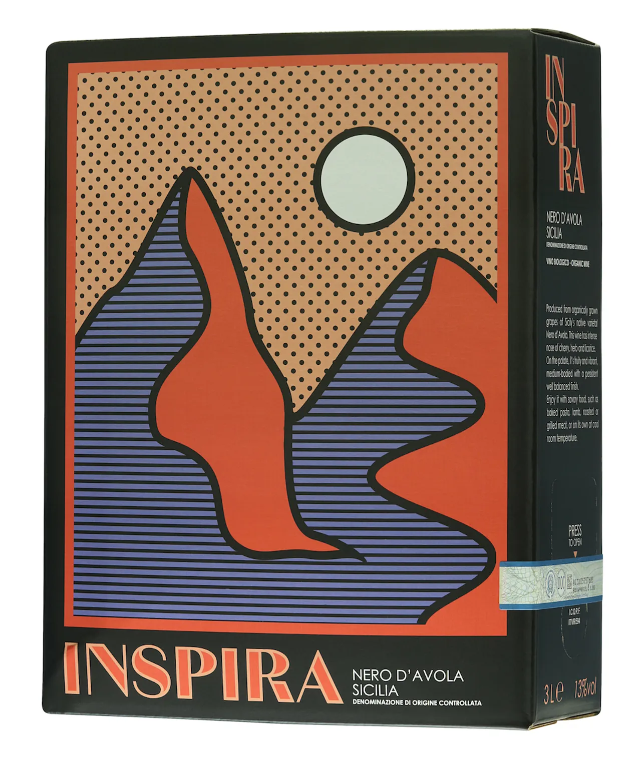 INSPIRA NERO D'AVOLA SICILIA BIB 13% 3L
