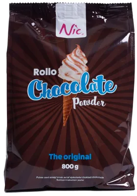 CHOCOLATE POWDER ROLLO   0,8KG CHOCOLATE POWDER ROLLO   0,8KG