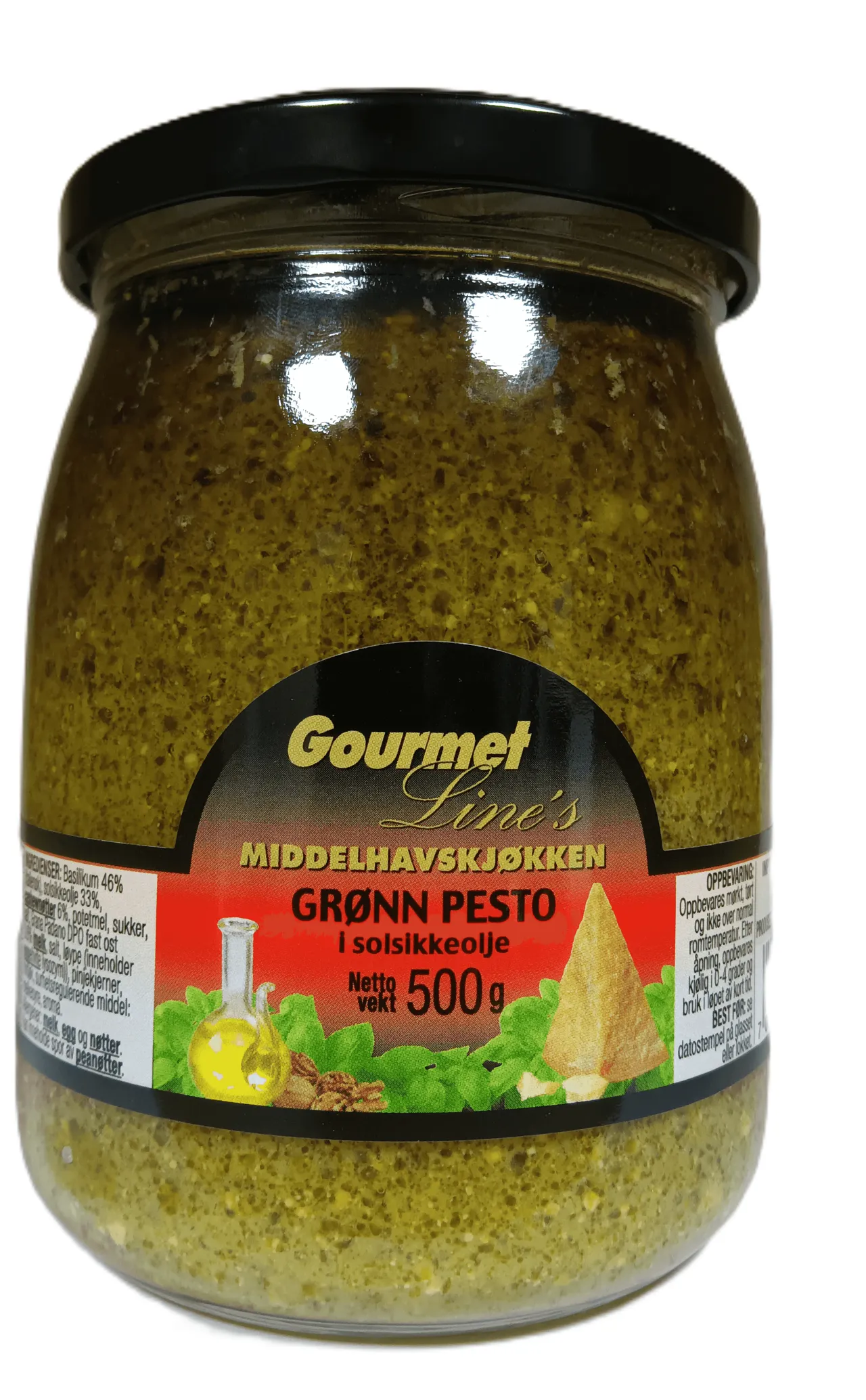 GRØNN PESTO GENOVESE 500G GOURMET LINE