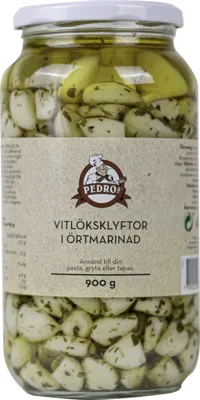 Hvitløk I Urter 950g Pedros
