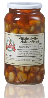Hvitløk I Chili 950g Pedros