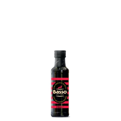 Olivenolje Ex.Virg M Chili 250ml Basso
