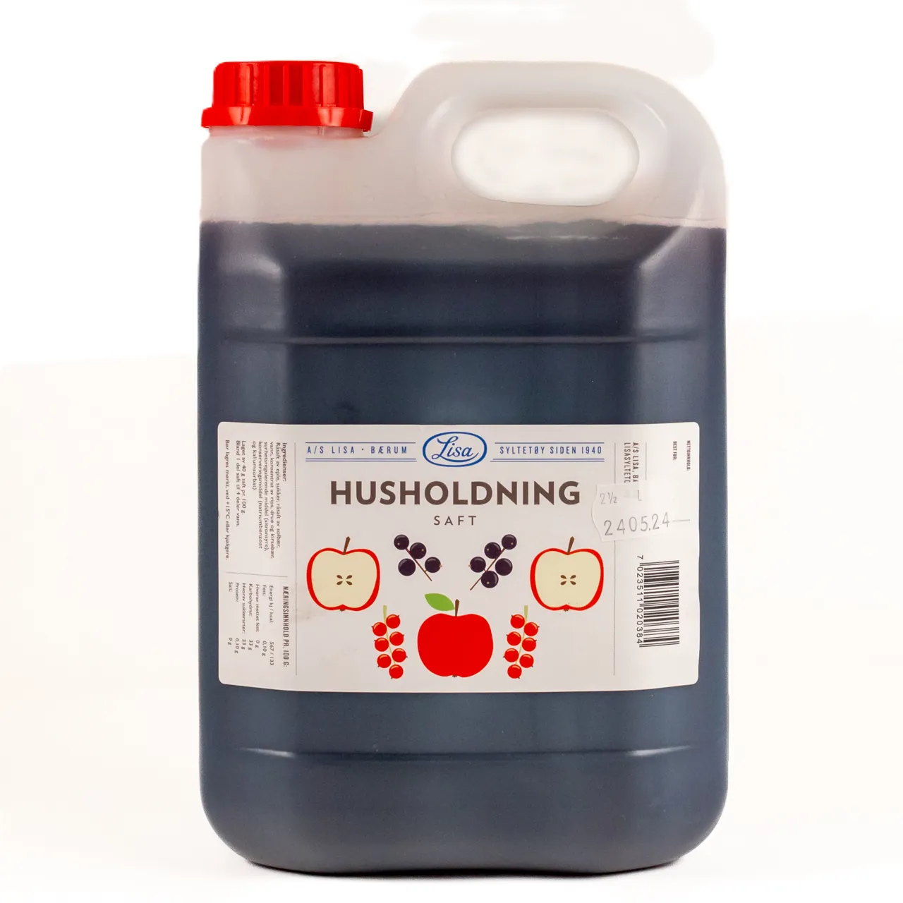 HUSHOLDNINGSSAFT LISA 2,5 L