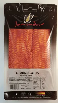 CHORIZO EXTRA SKIVET 250G