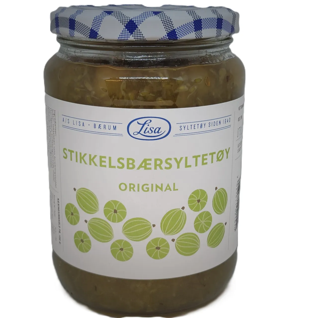 STIKKELSBÆRSYLTETØY ORIGINAL LISA 800G