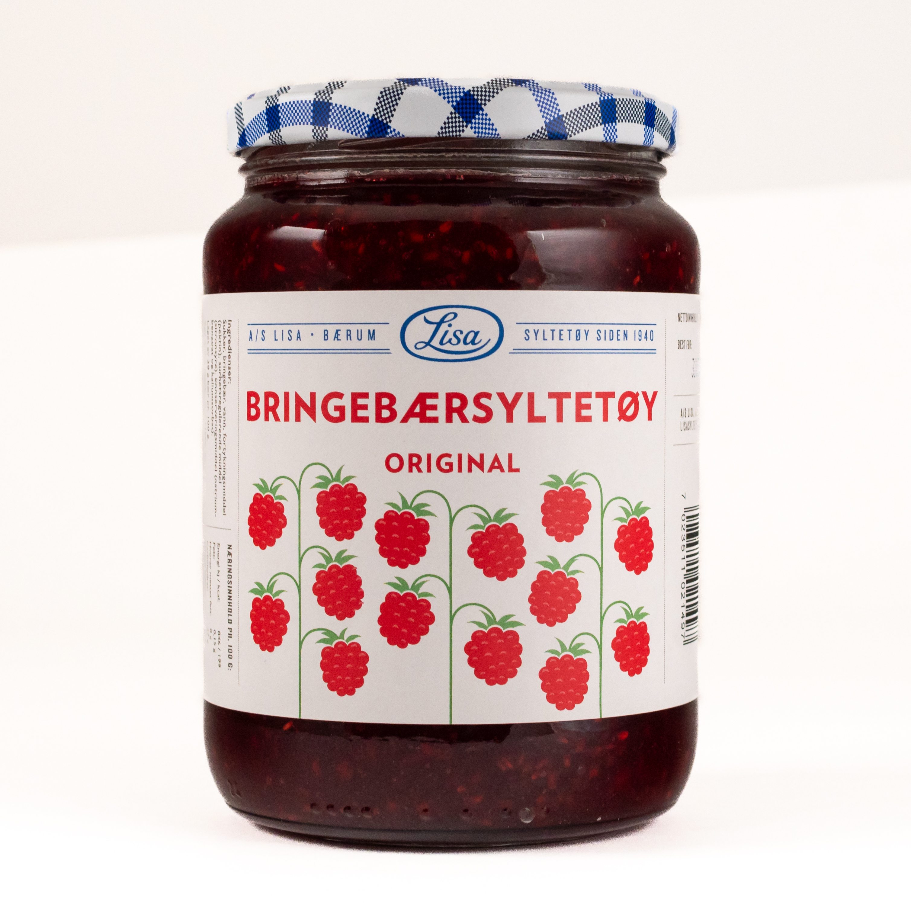 BRINGEBÆRSYLTETØY ORIGINAL LISA 800G