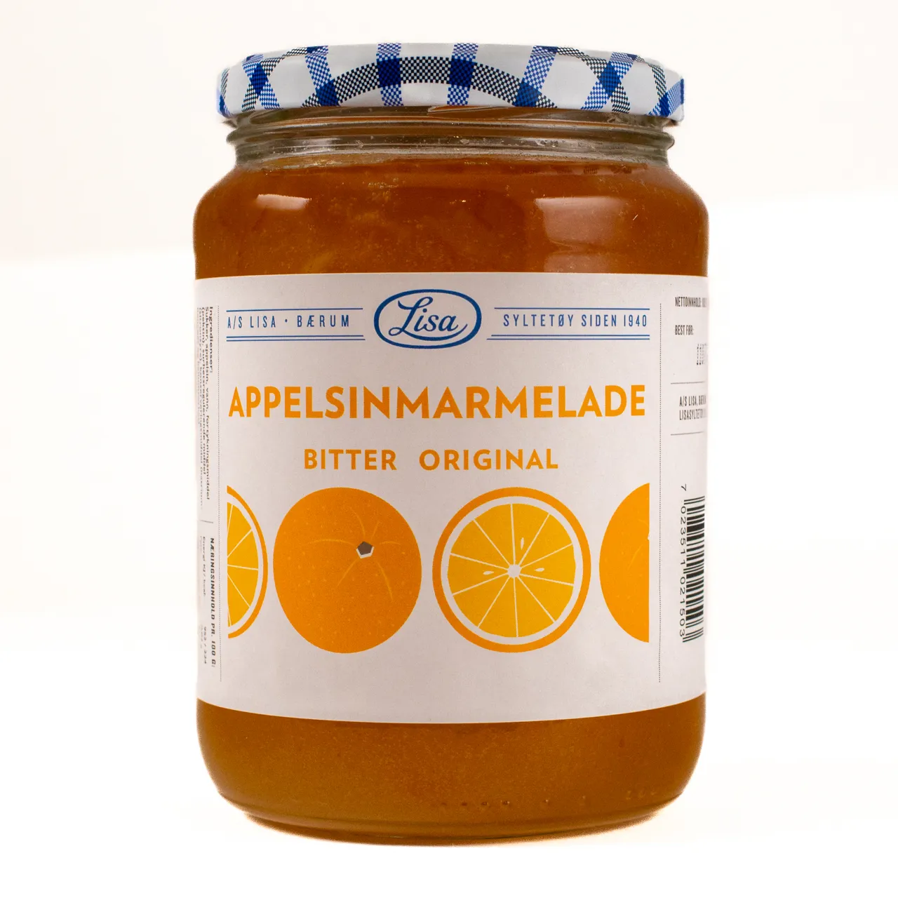 APPELSINMARMELADE BITTER ORIGINAL LISA 800G