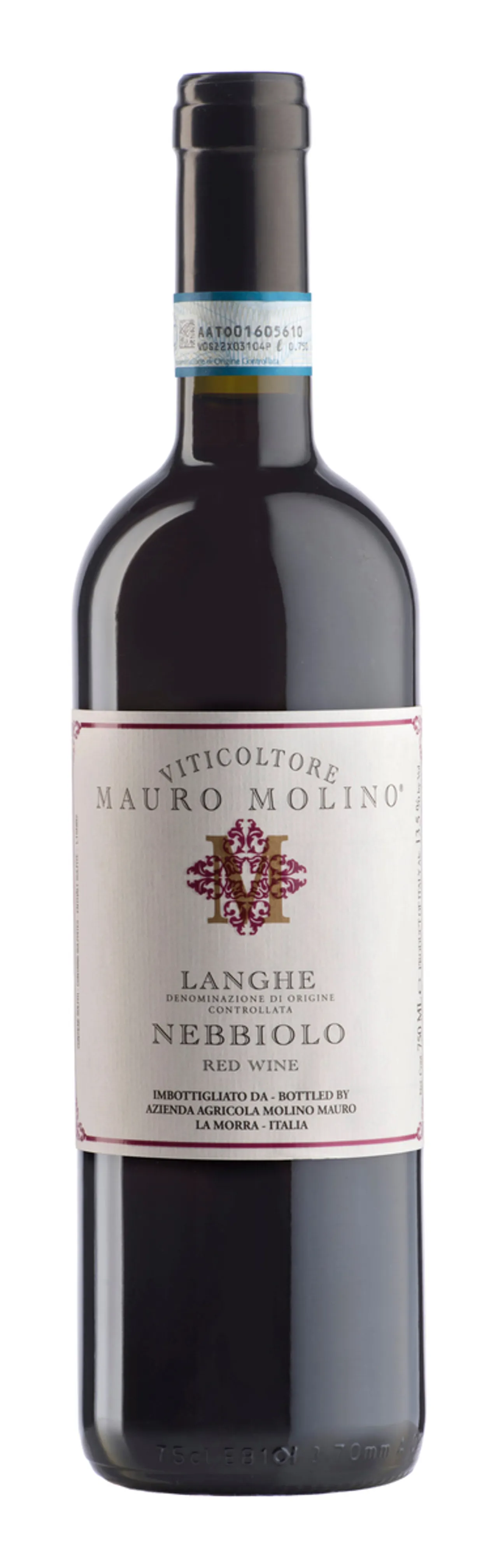 MAURO MOLINO LANGHE NEBBIOLO DOC 13,5% 75CL