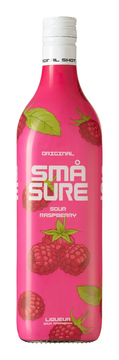 SMÅ SURE RASPBERRY 16,4% 100CL SMÅ SURE RASPBERRY 16,4% 100CL