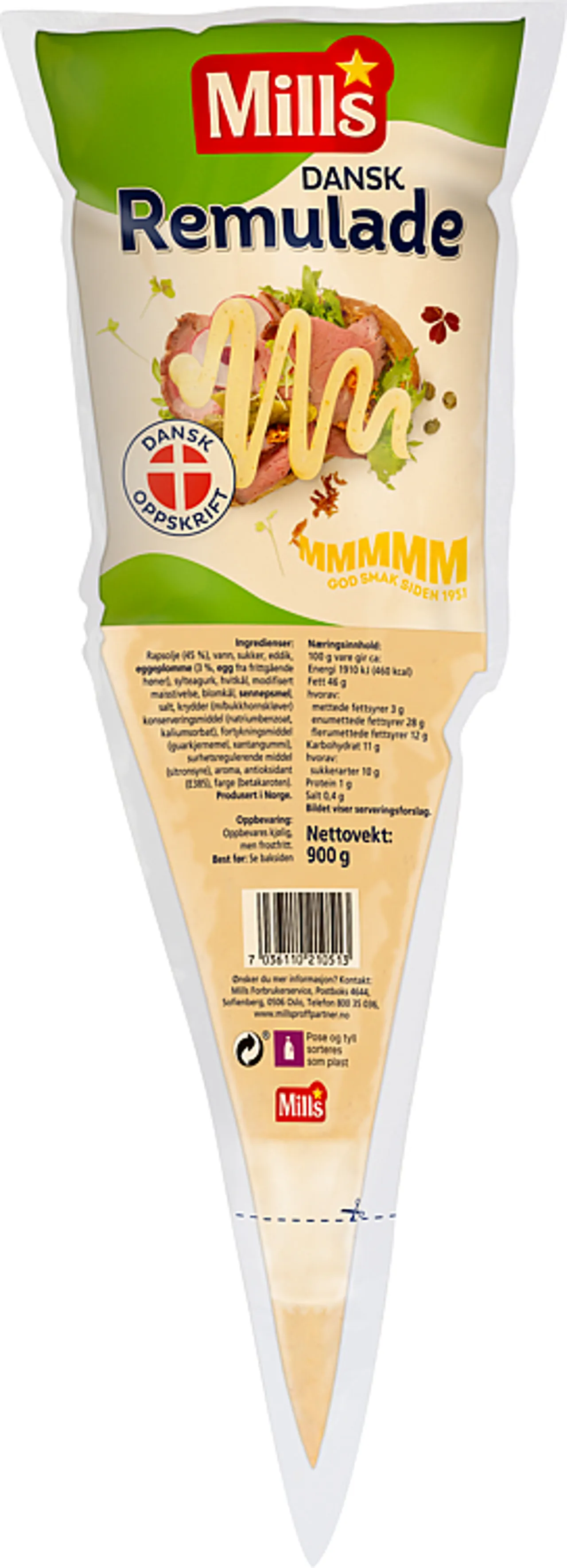 MILLS EKTE DANSK REMULADE 900 G