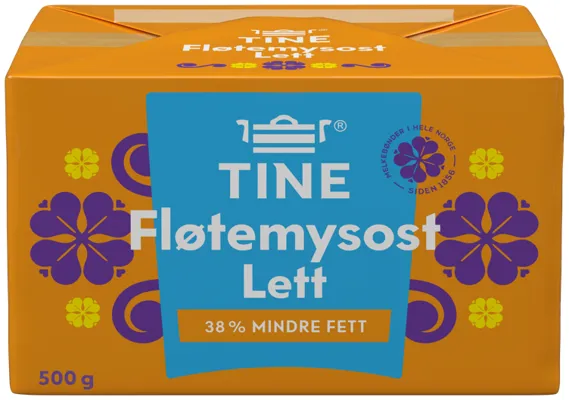 Fløtemysost Lett Bit 500g Tine