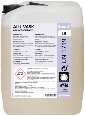SUMA ALU-VASK L8 MASKINOPPVASK SUMA ALU-VASK L8 MASKINOPPVASK