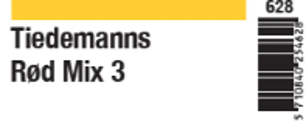 Tiedemanns Rød Mix 3 44g