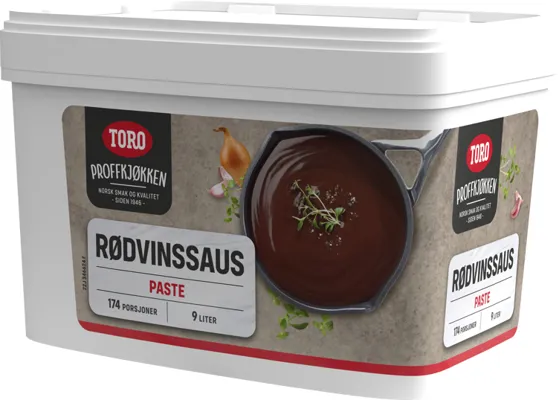 TORO RØDVINSSAUS PASTE 1,2KG TORO RØDVINSSAUS PASTE 1,2KG