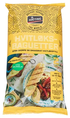 HVITLØKSBAGUETTER 175GX2STK HVITLØKSBAGUETTER 175GX2STK