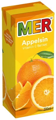 Mer Appelsin 200ml Tetra