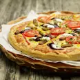 AMERIKANSK TYPE RÅ PIZZABUNN 40CM UTEN SAUS SLÅTTO