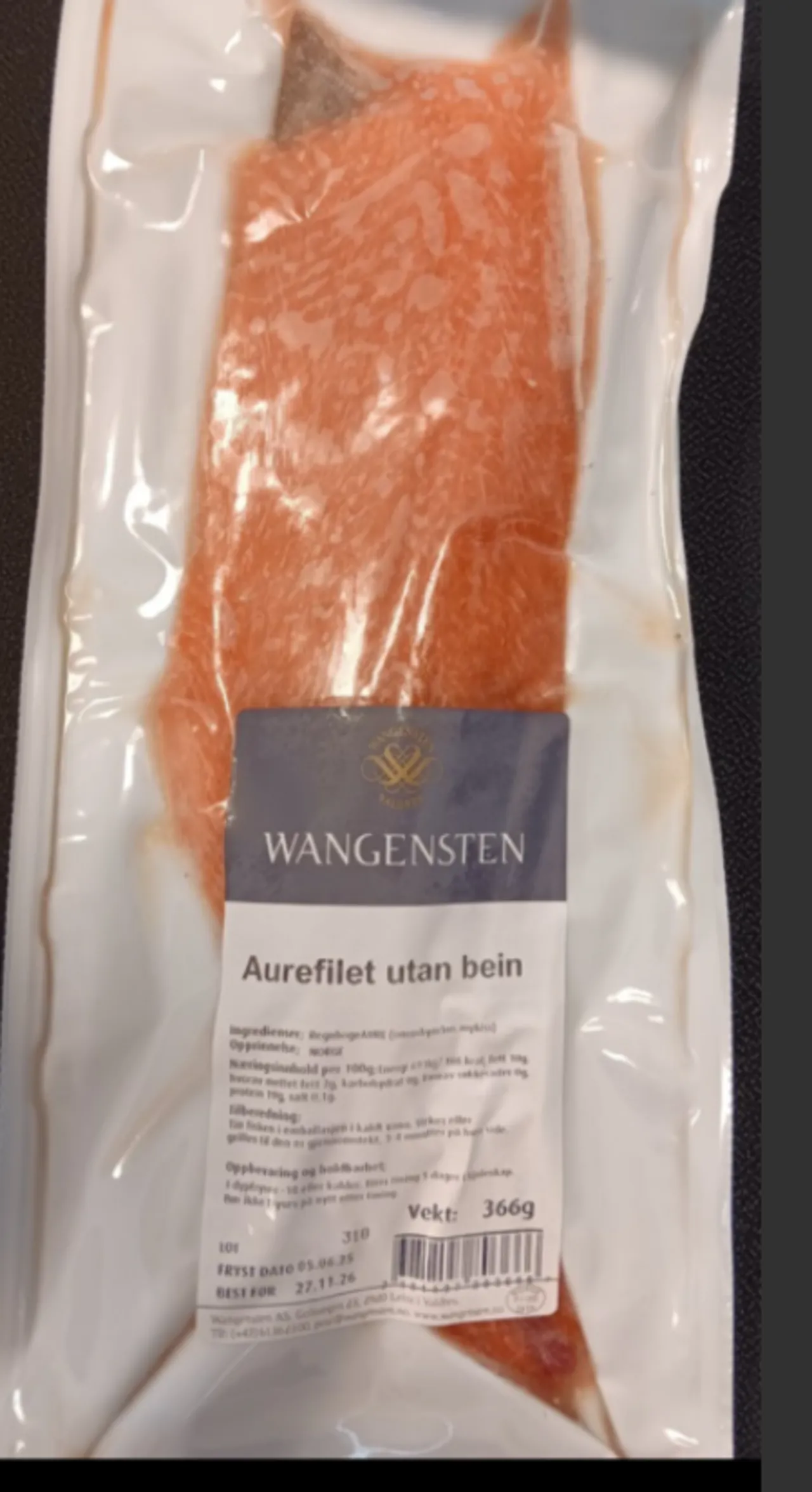 AUREFILET UTAN BEIN WANGENSTEN