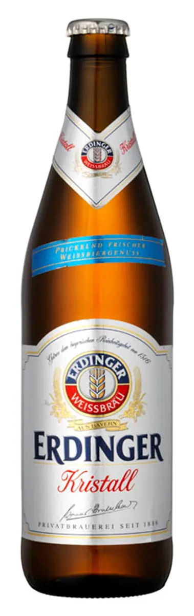 ERDINGER KRISTALLKLAR WEISSBIER 5,3% 12X50CL ERDINGER KRISTALLKLAR WEISSBIER 5,3% 12X50CL