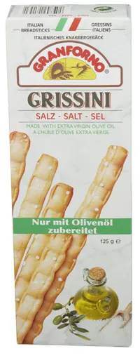 Grissini Salt 125g Granforno