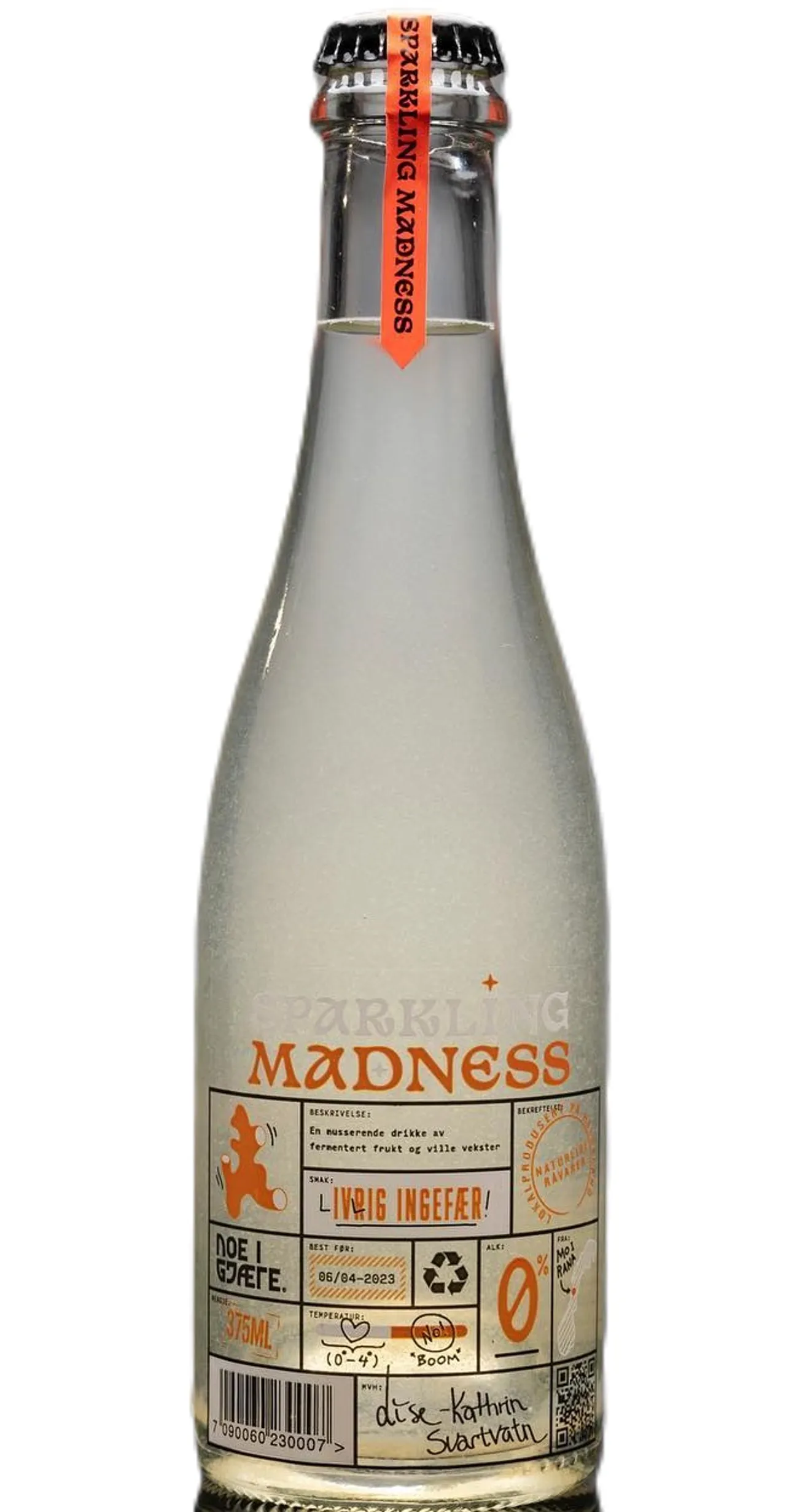 SPARKLING MADNESS - IVRIG INGEFÆR, MUSSERENDE OG ALKOHOLFRI