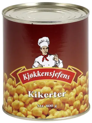 KIKERTER KJØKKENSJEFENS 0,8 KG KIKERTER KJØKKENSJEFENS 0,8 KG