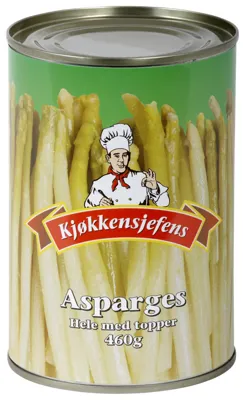ASPARGES HELE M/TOPP 430G KJØKKENSJEFENS ASPARGES HELE M/TOPP 430G KJØKKENSJEFENS