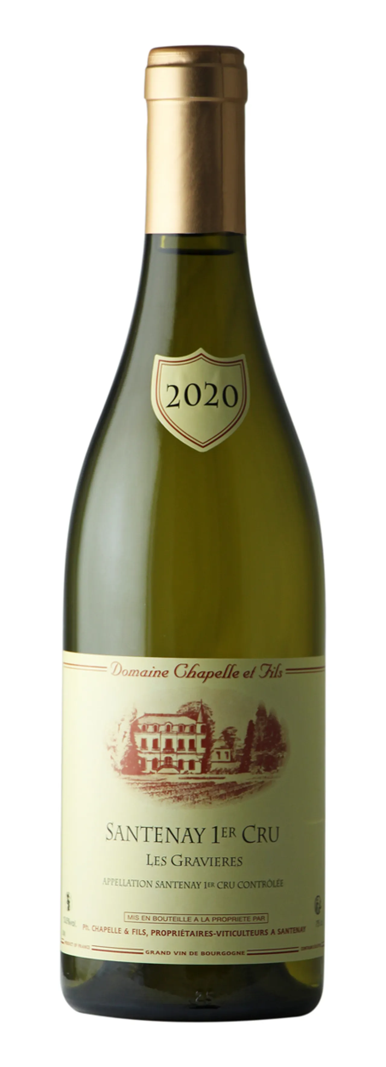 DOM. CHAPELLE SANTENAY 1ER CRU LES GRAVIERES 20 13,5% 75CL