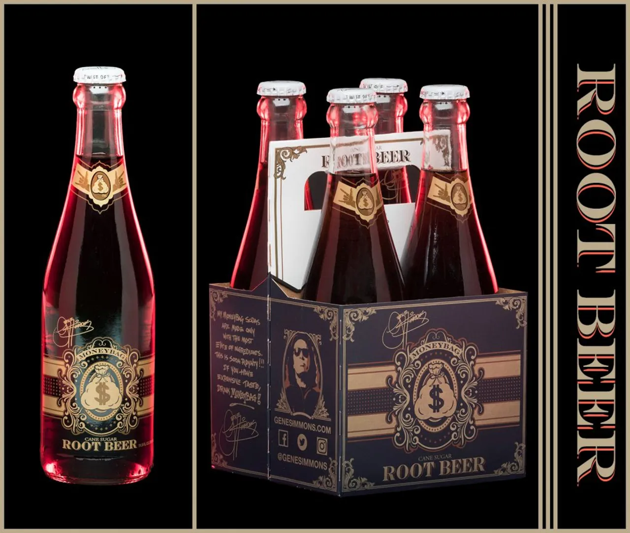 MONEYBAG ROOT BEER  24X34CL