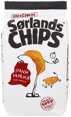 Sørlandschips Original Spansk Paprika 200g