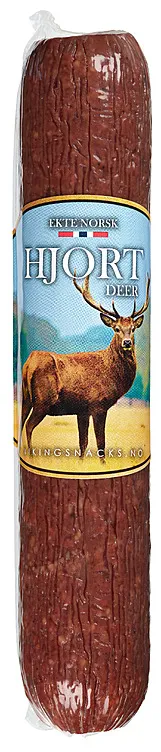 HJORTEPØLSE 200G VIKINGSNACKS HJORTEPØLSE 200G VIKINGSNACKS