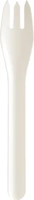 Gaffel Pluma Papir 16cm Hvit