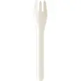 GAFFEL PLUMA PAPIR 16CM HVIT