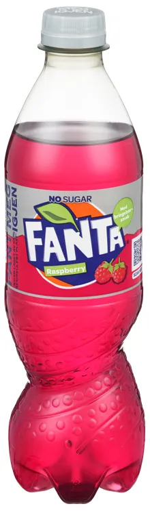 FANTA NO SUGAR RASPBERRY 500ML FLASKE FANTA NO SUGAR RASPBERRY 500ML FLASKE