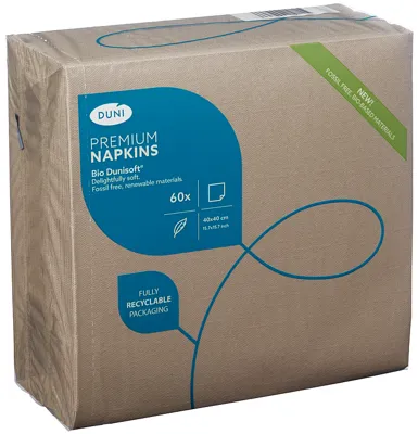 Serviett Biodunisoft 40cm Greige