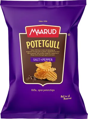 Potetgull Salt&Pepper 250g Maarud