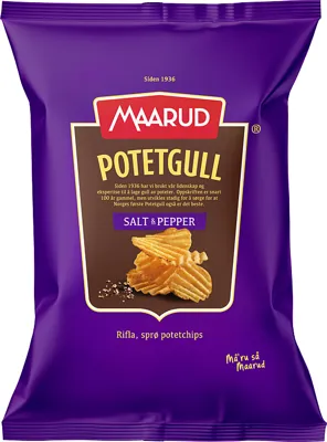 POTETGULL SALT&PEPPER 250G MAARUD POTETGULL SALT&PEPPER 250G MAARUD