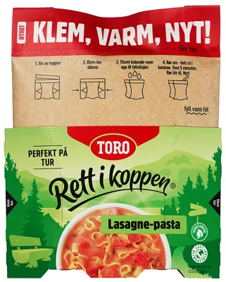 Toro Rik Lasagnepasta 68g