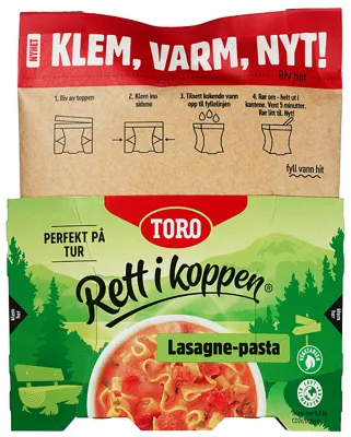 TORO RIK LASAGNEPASTA 68G TORO RIK LASAGNEPASTA 68G