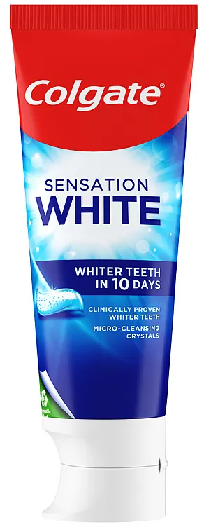 COLGATE SENSATION WHITE TANNKREM 75 ML COLGATE SENSATION WHITE TANNKREM 75 ML