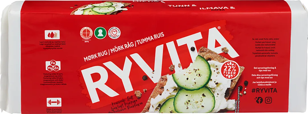 Ryvita Knekkebrød Rug 400g